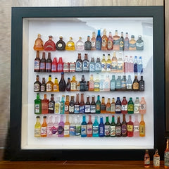 30pcs Mixed Mini Drink Bottle DIY Earrings Night Light Decoration