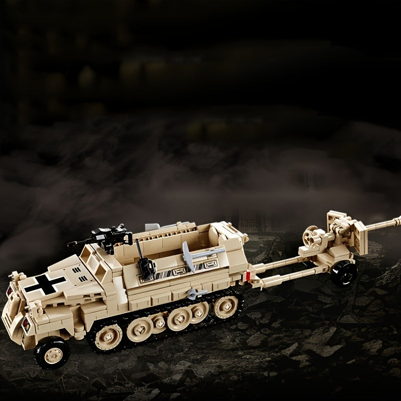 Military APC Building Block Set Toy