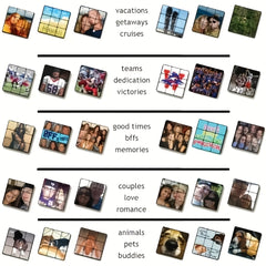 Personalized 3D Rotating Photo Cube Puzzle Gift