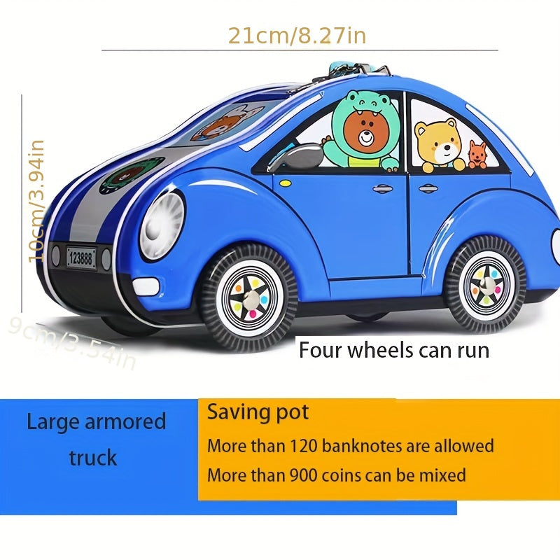 Car Lock Piggy Bank for Kids
