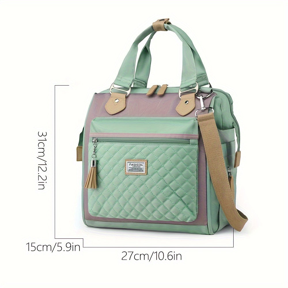 Large Capacity Insulation Lunch Bag Handbag for Outdoor Camping