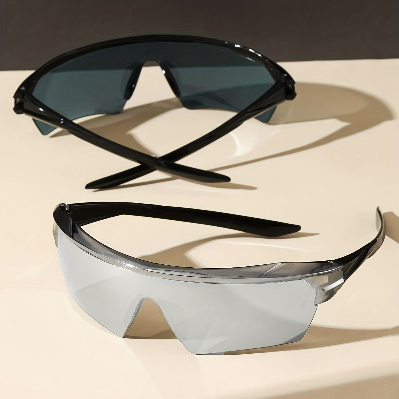 Y2K Wrap Around Sunglasses Photochromic UV400 Sun Shades
