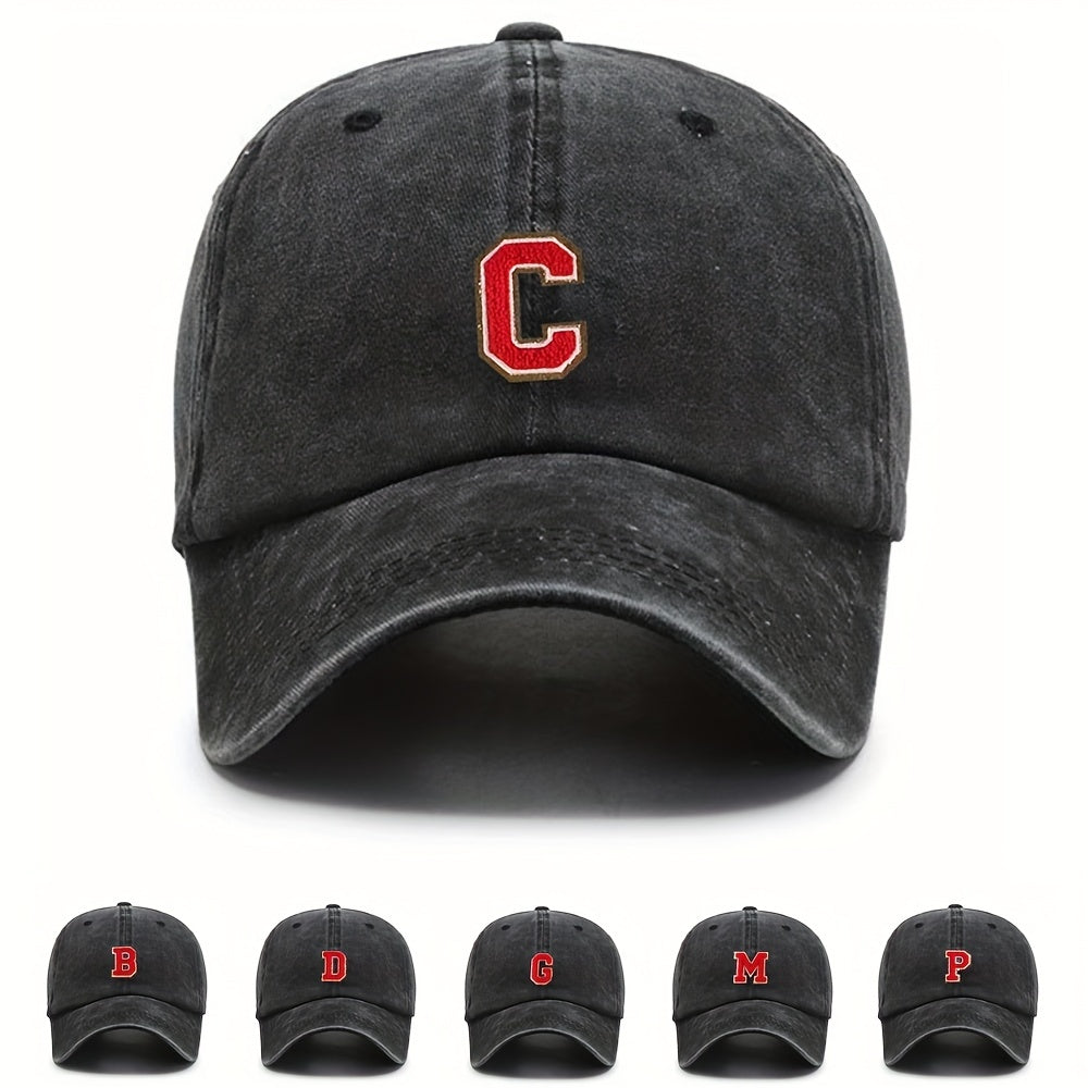 Vintage Washed Baseball Cap Soft Top for Men