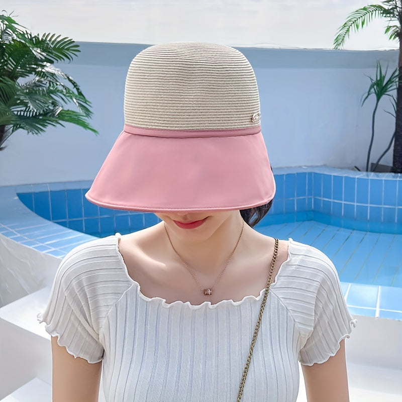 Casual Ponytail Visor Sun Hat UV Protection