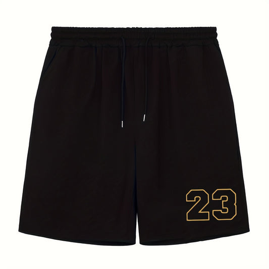 Men's 23 Print Cycling Shorts for Fitness Gym & Adventures