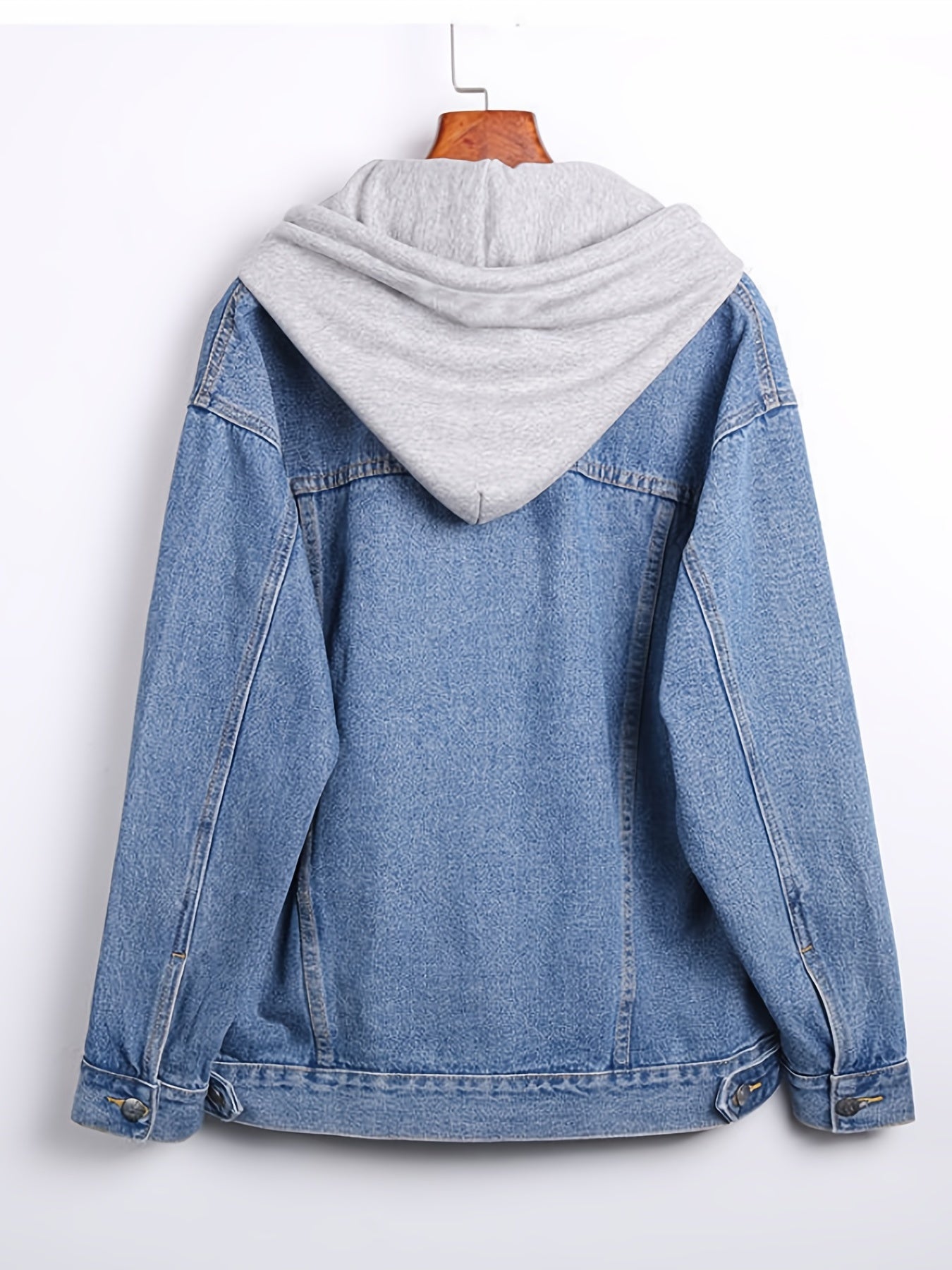 Oversized Long Denim Jacket Women's Coat