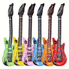 6pcs Inflatable Guitar Float for Pool Party Beach Swimming Toys
