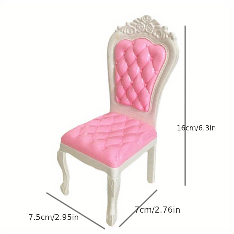 1:6 Doll House Kitchen Dining Table Chair Set