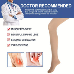 Size Up 15-20mmHg Anti-Thrombotic Compression Thigh Socks