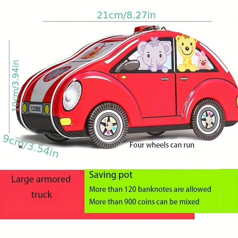 Car Lock Piggy Bank for Kids