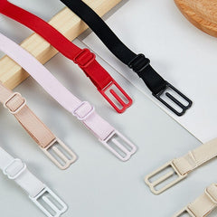Women's Adjustable Elastic Bra Strap Anti Slip Bra Back Hasp Clip