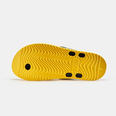 LUOFU Men's Quick Dry Non-Slip Beach Flip Flops Yellow
