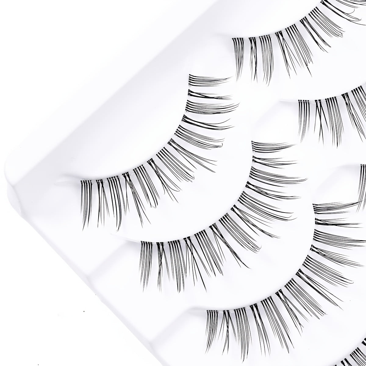 Natural Fluffy False Eyelashes Voluminous Wispy Lashes Extension Tool