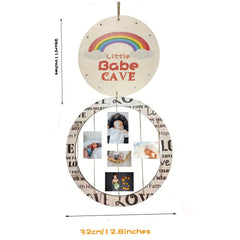Baby Cave Wall Sign & Picture Frame Display