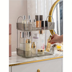Stylish Bathroom Counter Organizer with Coffee Station Cosmetic Holder