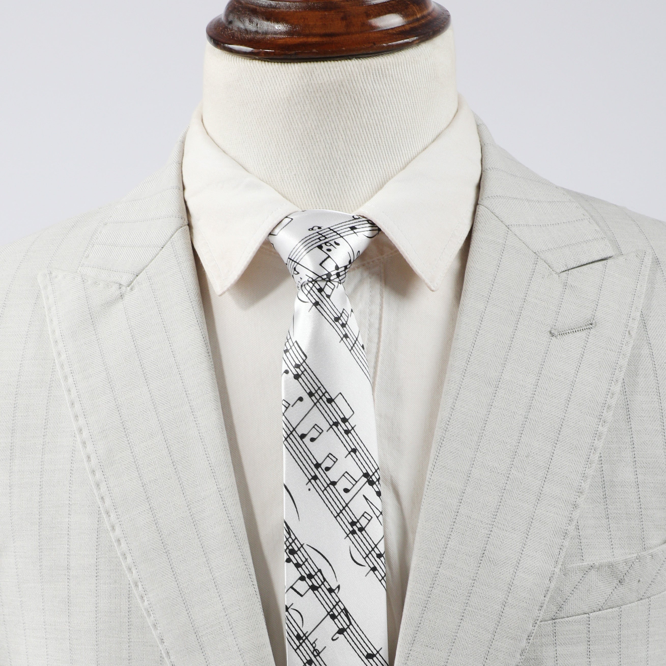 1pc Men's Music Note Necktie Clothing Accessories