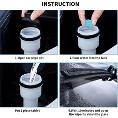 10pcs Household Cleaning Effervescent Tablet Toilet Kitchen Glass
