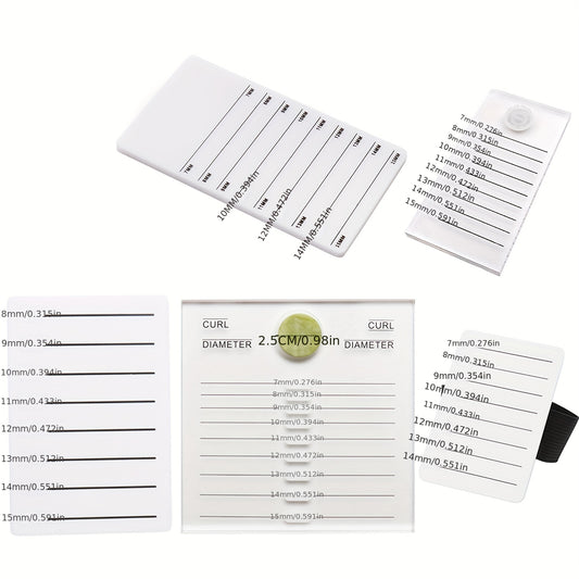 Acrylic Eyelash Scale Boards Display Stand for Eyelashes