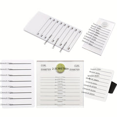 Acrylic Eyelash Scale Boards Display Stand for Eyelashes