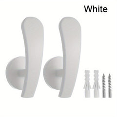 2pcs Metal Curtain Hooks & Holdbacks for Easy Drapery Hanging