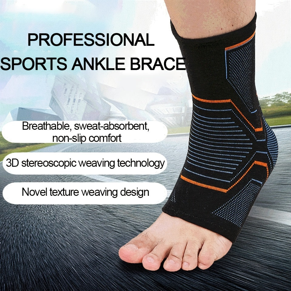 2pcs Sports Ankle Protector Stretch Pressurized Breathable Knitted
