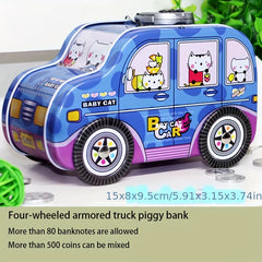 Car Lock Piggy Bank for Kids