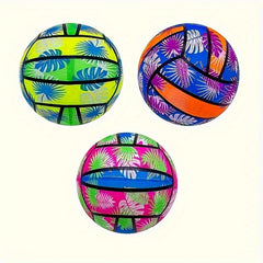 Hawaiian Style Inflatable Beach Volleyball - Durable PVC Floats