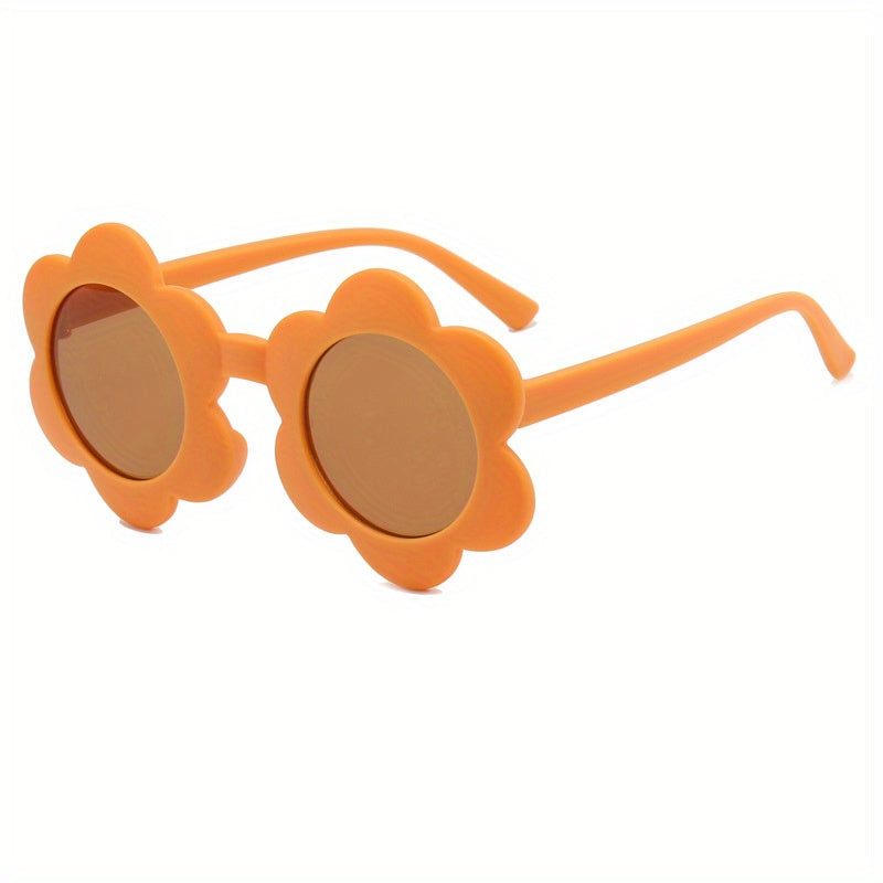 Retro Round Frame Sunglasses for Little Girls