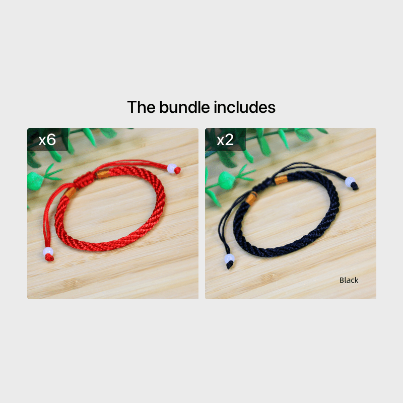 Adjustable Red String Bracelet Lucky Bangle Women Men Jewelry