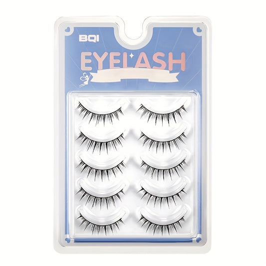 10pcs Natural False Eyelashes for Thai Makeup Style