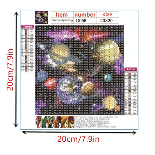 DIY 5D Diamond Art Planet Series Kit
