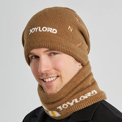 Men's Woolen Hat All Match Embroidery Warm Pullover Hat