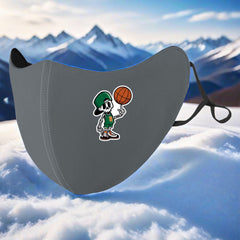 Basketball Skeleton Face Mask Warm Windproof Eye Protection Soft Polyester