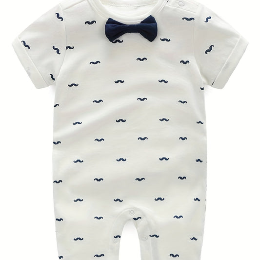 Baby Summer Graphic Cotton Onesie Short Sleeve Romper