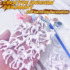 17pcs Mini Unicorn Painting Set Craft Kit Perfect Birthday Gift