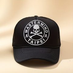 Mens Skull Breathable Baseball Cap