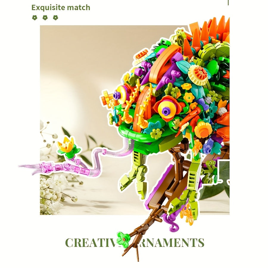Chameleon Model Building Blocks Set DIY Home Decoration Artistic Living Room