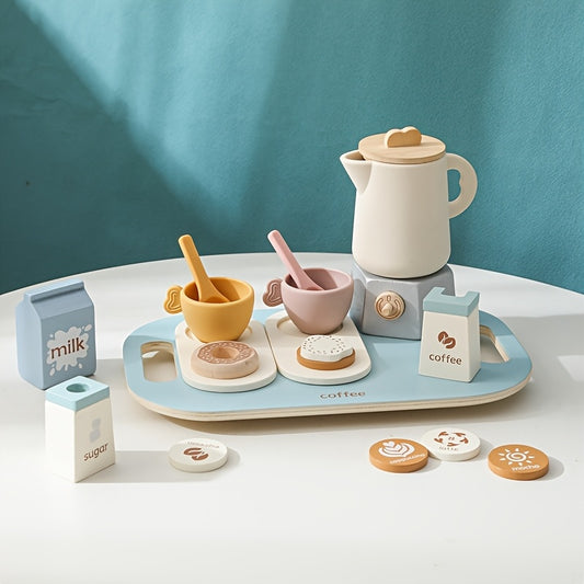 Kids' Coffee Tea Party Playset Kitchen Toys for Girls Ideal Gift