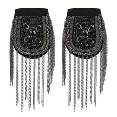 European/American Fringed Epaulets Shoulder Accessory