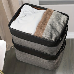 Foldable Fabric Storage Basket for Home