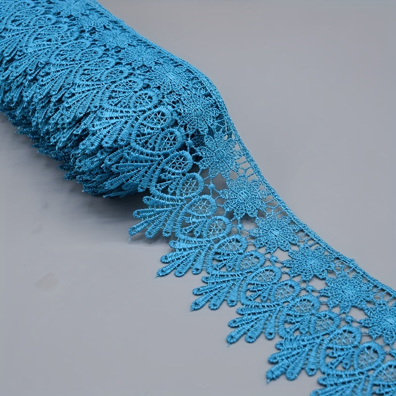 Wide Crochet Lace Ribbon for DIY Embroidery & Decoration