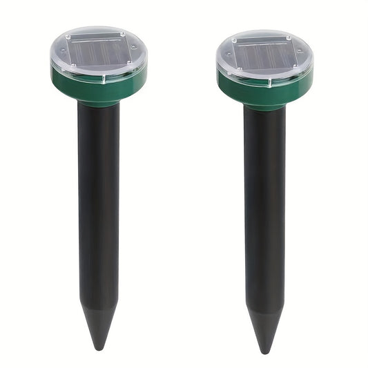 Solar Ultrasonic Circular Ground Penetrating Repellent for Lawn Garden & Yard