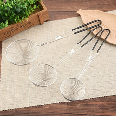 Stainless Steel Skimmer Ladle Long Handle Anti-scalding Hot Pot Filter Spoon