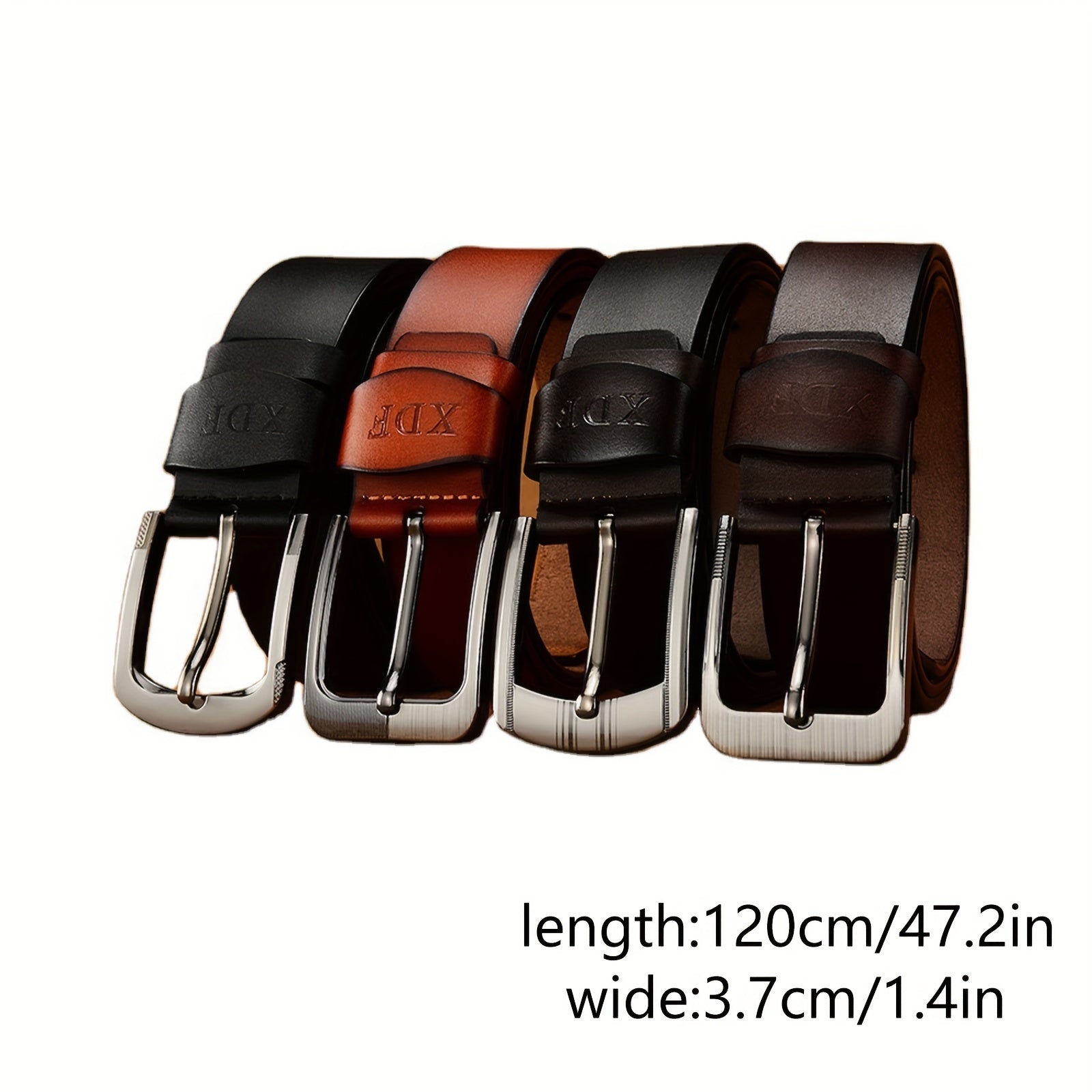 Men's Pin Buckle Work & Business Belt for Dad & Husband