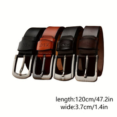 Men's Pin Buckle Work & Business Belt for Dad & Husband