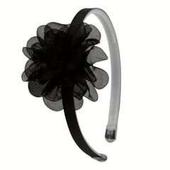 8pcs Mesh Floral Headband Hair Accessories For Women, Non-slip Hair Band
