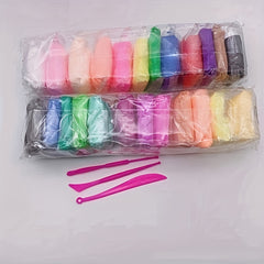 24 Colors Light Clay Rubber Mud With Clay Tools Mud Clay DIY Project Clay Hand..