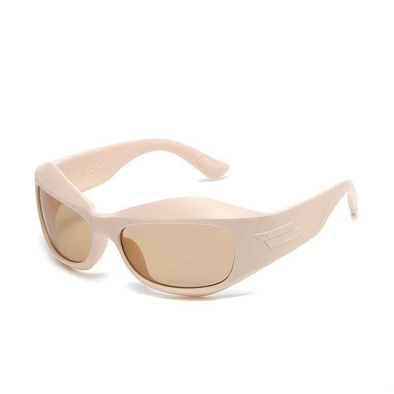 Y2K Wrap Around Sunglasses Futuristic Candy Outdoor UV400
