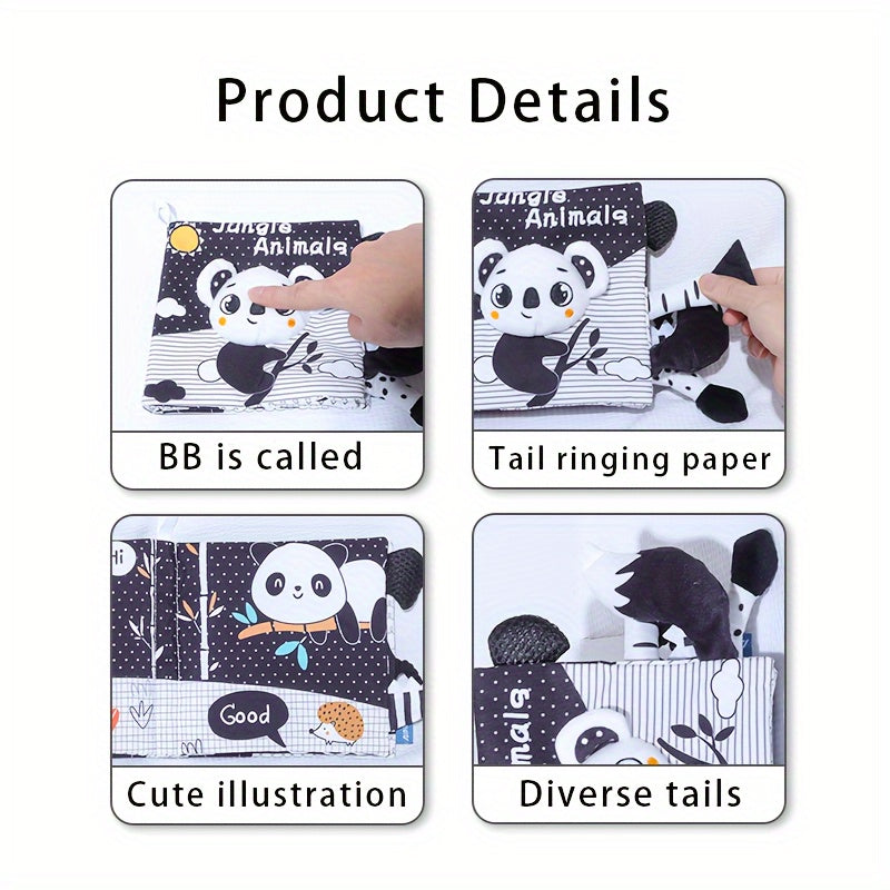 3D Christmas Cloth Book with Animals & Illustrations