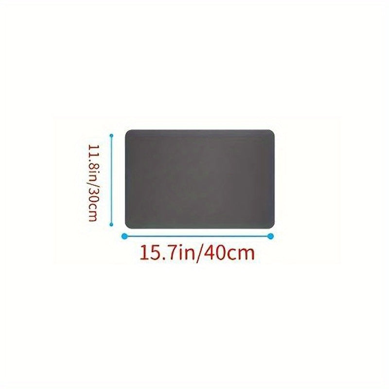 Dark Gray Dish Drying Mat Absorbent Non Slip Mat